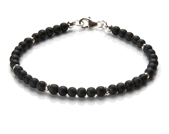 Tourmaline black/Schörl bracelet silver