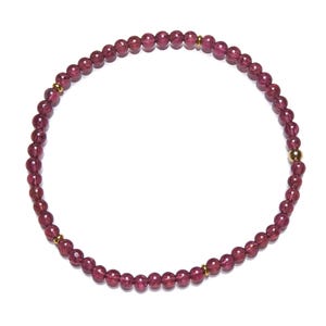 Garnet / Rhodolite Bracelet Stretch