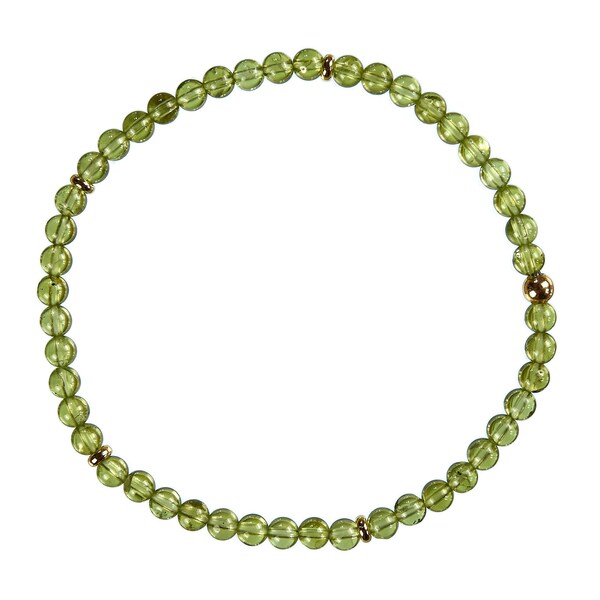 Peridot / Olivin Armband Stretch