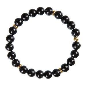 Tourmaline black / Schörl bracelet stretch