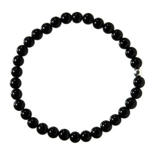 Black Tourmaline / Schorl Bracelet Stretch
