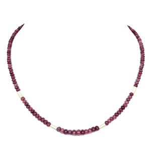 ruby chain necklace