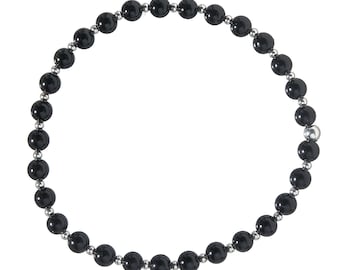 Tourmaline black / Schörl bracelet stretch