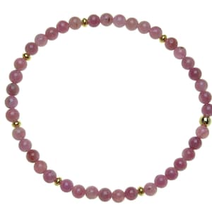 Tourmaline pink / rubellite bracelet stretch