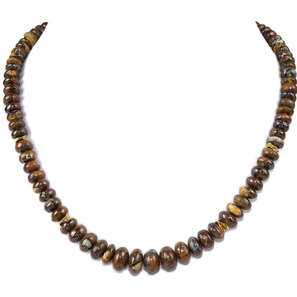 Boulder Opal Chain Necklace