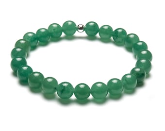 Aventurine green stretch bracelet