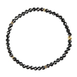 Black tourmaline/schorl stretch bracelet