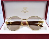 Cartier Louis Bagatelle vintage sunglasses fred cardin glasses C decor New