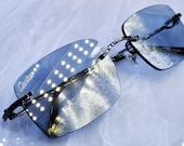 Cartier rimless vintage sunglasses fred cardin glasses C decor New Triple black Artifact