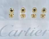 Cartier Rimless sunglasses eyeglasses nuts and caps vintage c decor horn wood bubinga Artifact