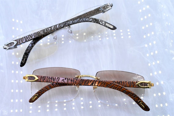 cartier glasses etsy