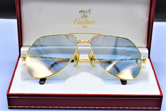 vintage cartier santos sunglasses