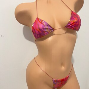 Micro Kini - Sexy 2 piece Exotic Dancewear set Stripper set Ready To Ship