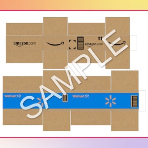 PRINTABLE Shipping Boxes for 1:3 Scale Dollhouse (Can be re-scaled for any sized Dollhouse)