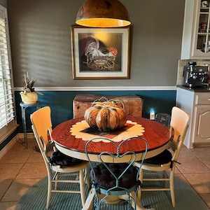 Rustic Copper Dome Pendant Light, DDP shipping