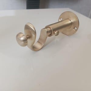 Middle Support Bracket for rods, Adjustable Solid Brass