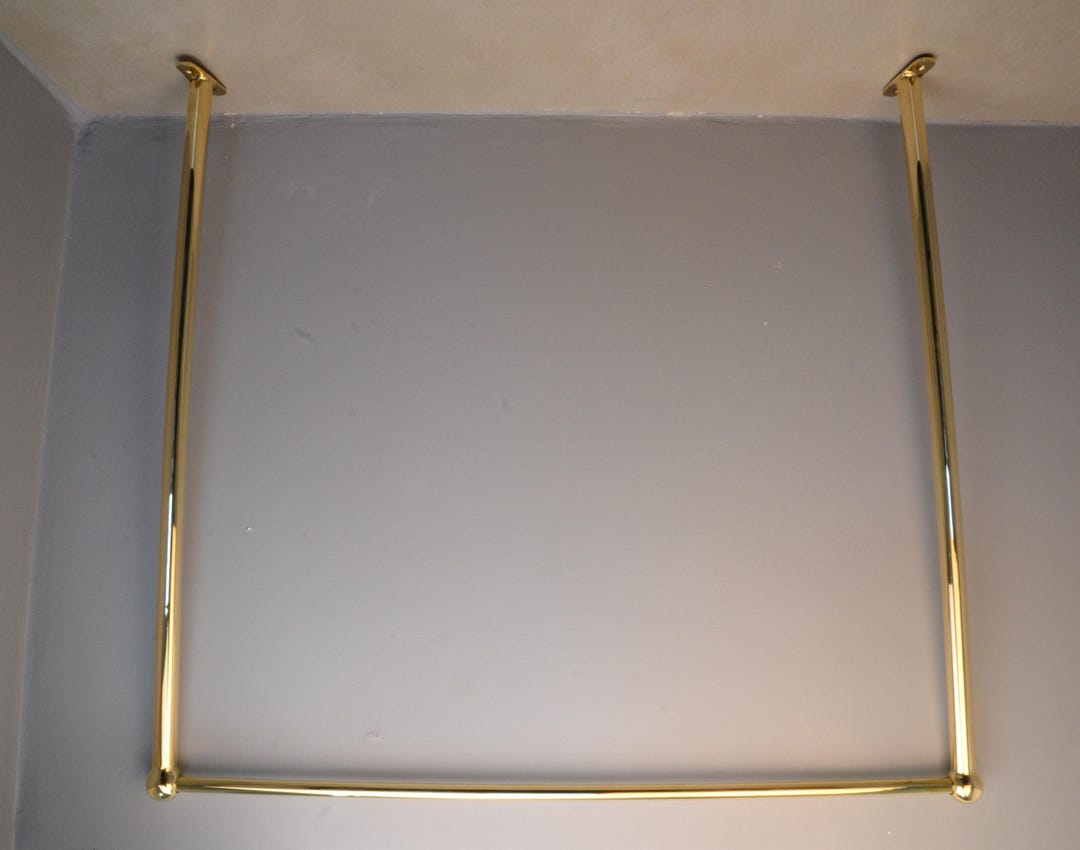 Unlacquered Brass Ceiling Mounted Drying Rack, Vintage Charm - Etsy