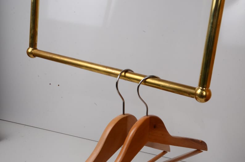 Brass Ceiling Mounted Clothes Drying Rack, Laundry Room Rail - Etsy