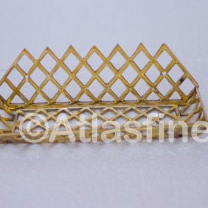 Handmade Unlacquered Brass Shelf