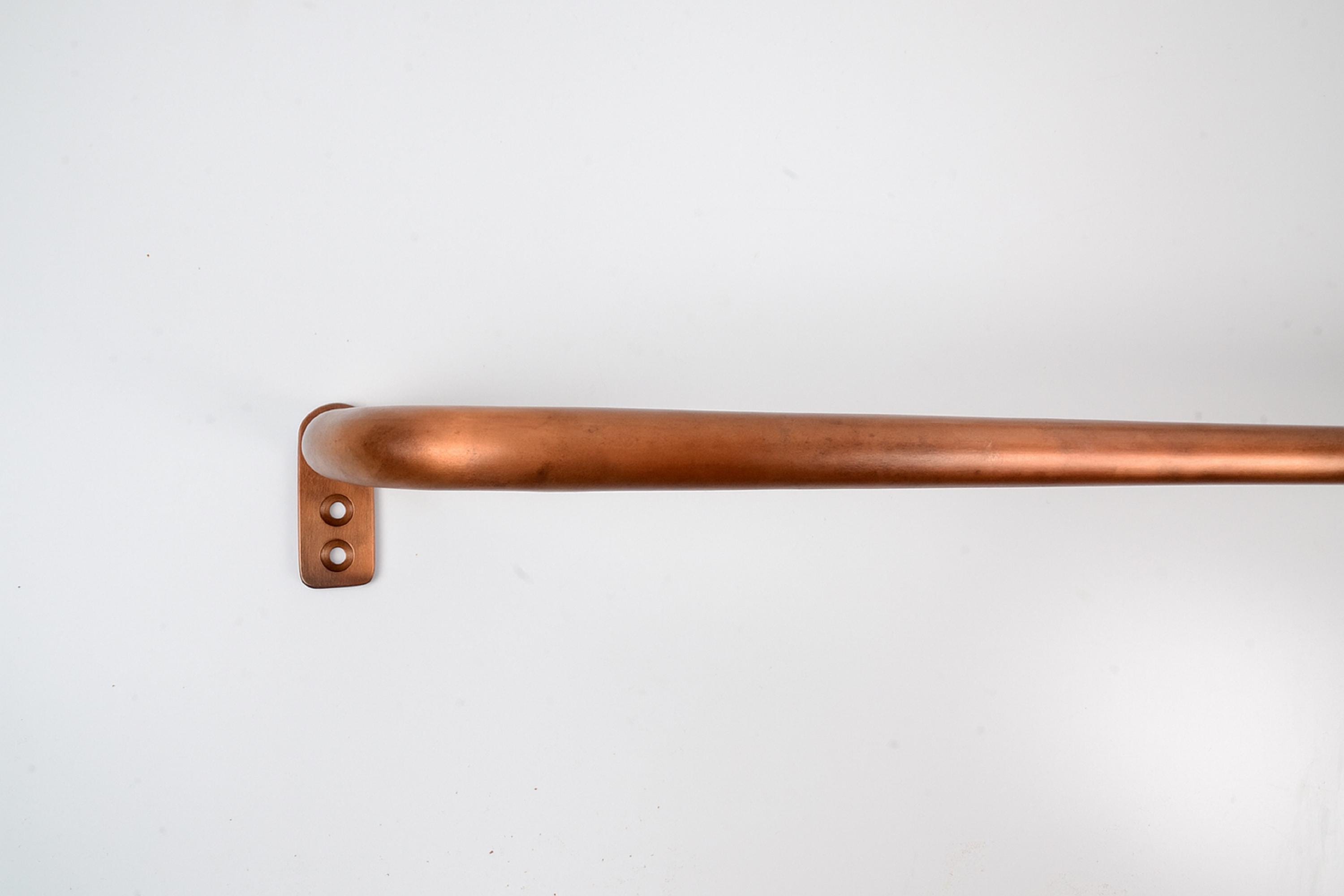 Solid Copper Curtain Rod, French Return Drapery Rail - Etsy