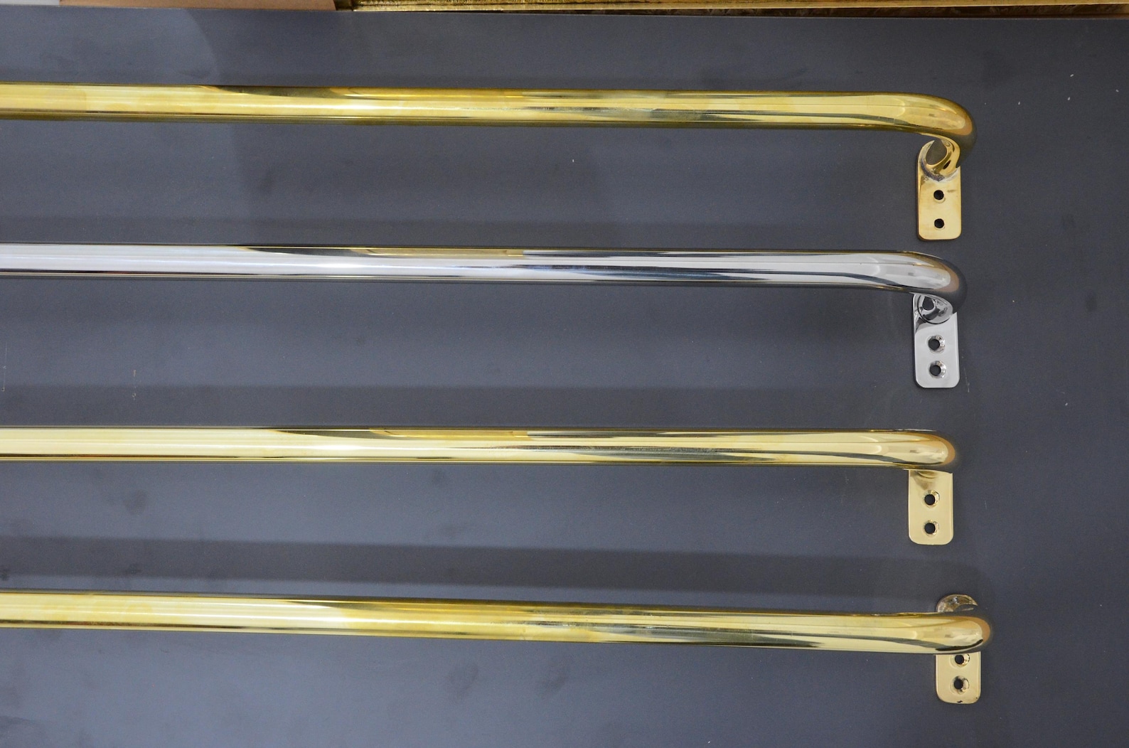 Brass Drapery Rod, Solid Brass Return Rod for Curtains, Nickel Curtain ...