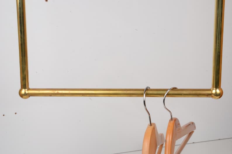 Brass Ceiling Mounted Clothes Drying Rack, Laundry Room Rail - Etsy