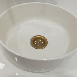 Cream White Washbasin Handcrafted London Sink