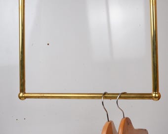 Stendibiancheria da soffitto in ottone, barra per lavanderia