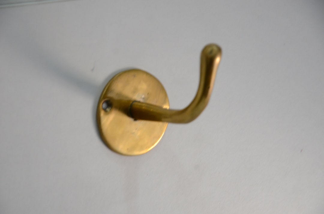 Unlacquered Brass Sets of Hooks for Wall and Door - Etsy Unlacquered Brass Sets of Hooks for Wall and Door - Etsy