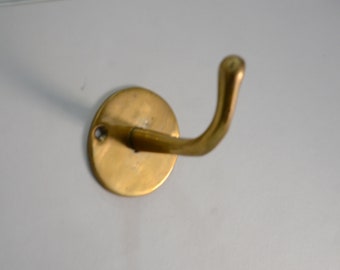 Unlacquered Brass Sets Of Hooks For Wall And Door