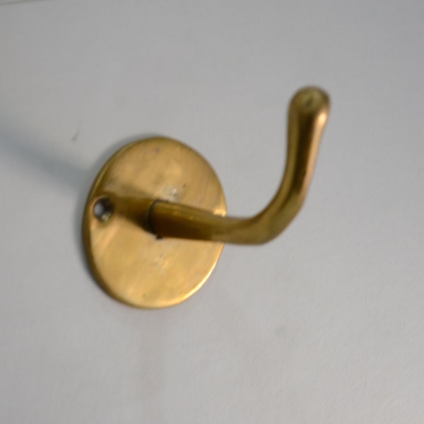 Unlacquered Brass Sets Of Hooks For Wall And Door