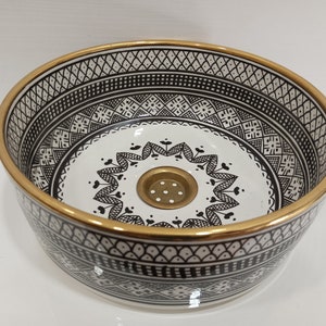 14 Karat Gold Washbasin Vessel Sink