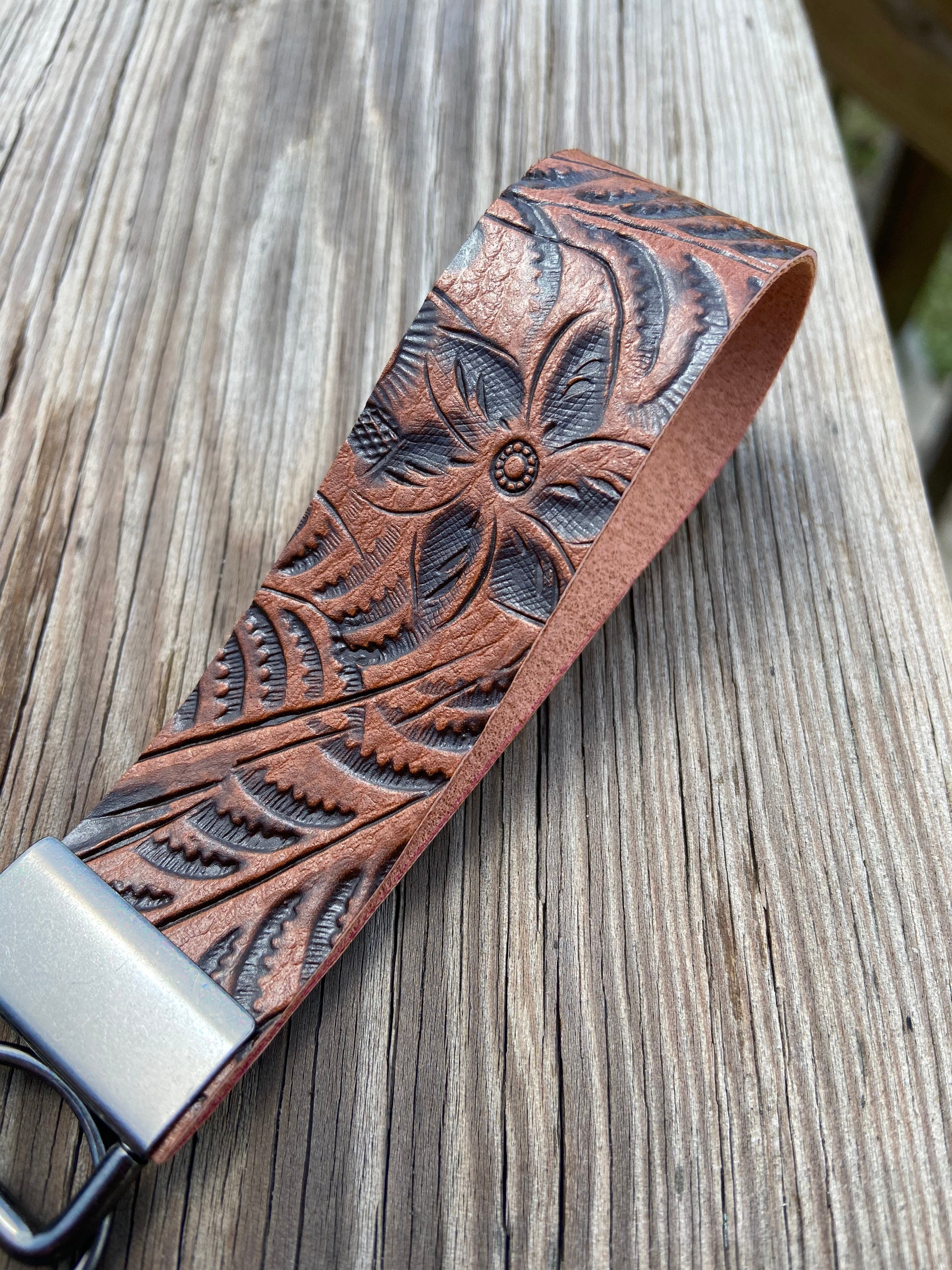 Western leather Key fobs/ keychains/ key fobs/ leather key Etsy