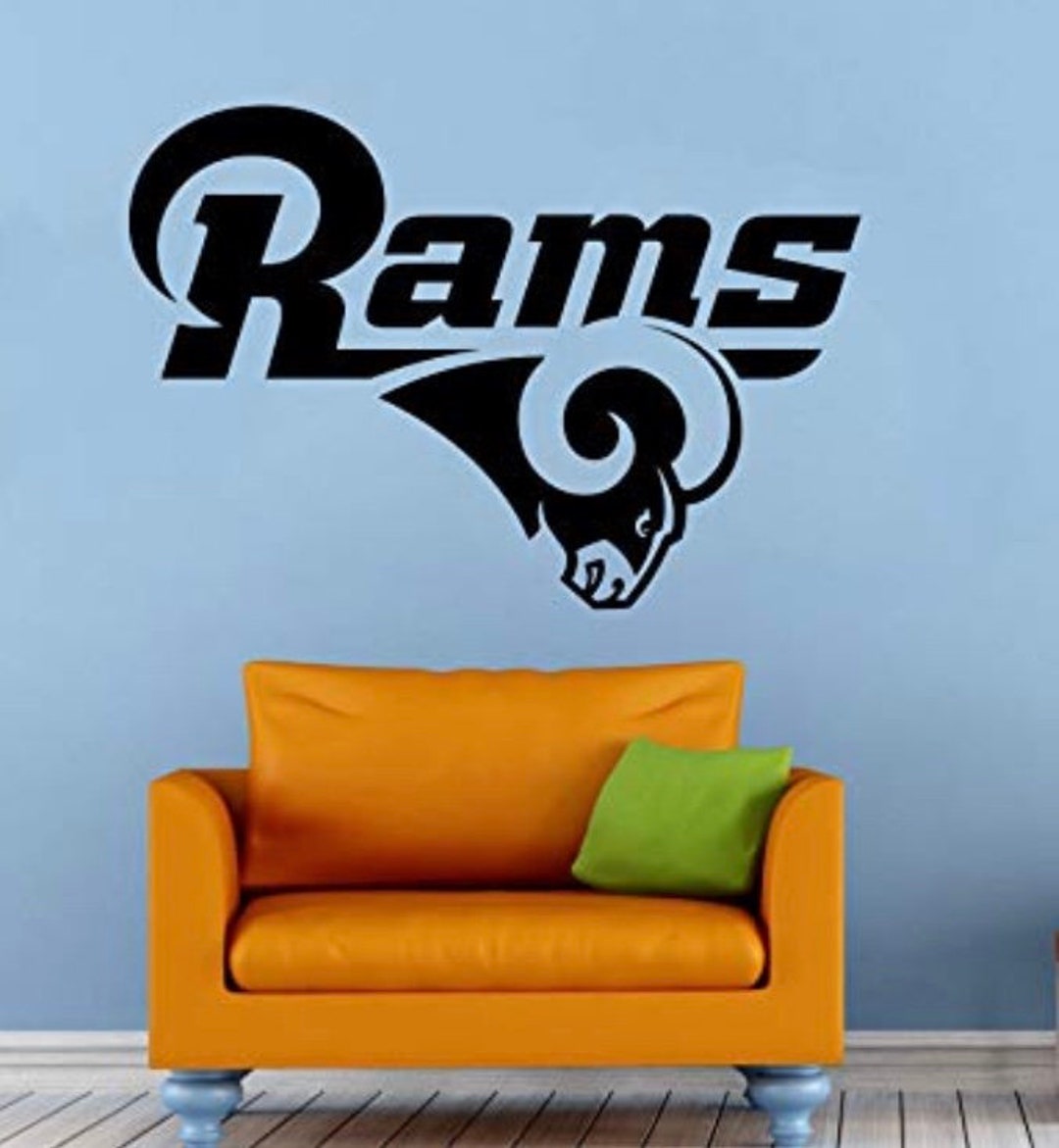 Los Angeles Rams Wall Decals 20x40 Inch Etsy