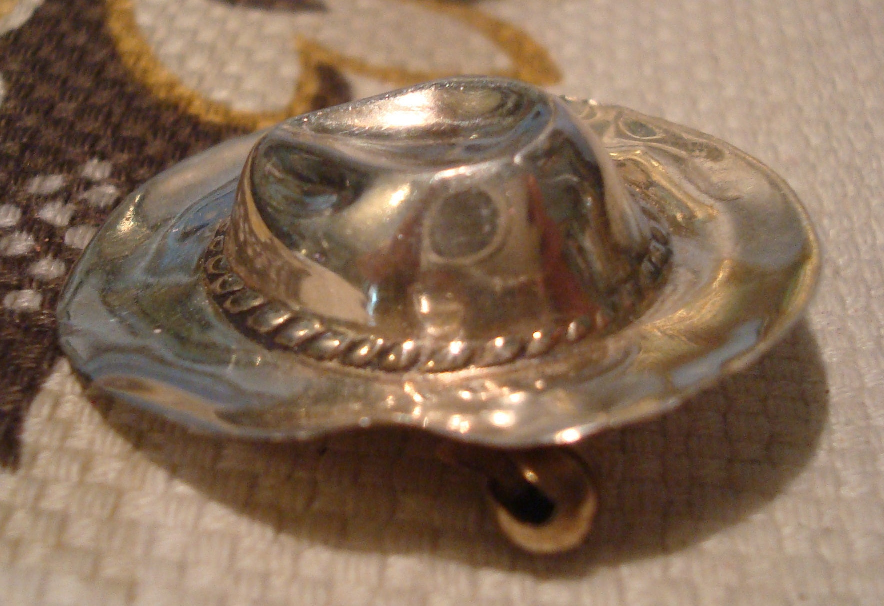 Vintage S.S. COWBOY HAT BROOCH Beautiful Sterling Silver - Etsy