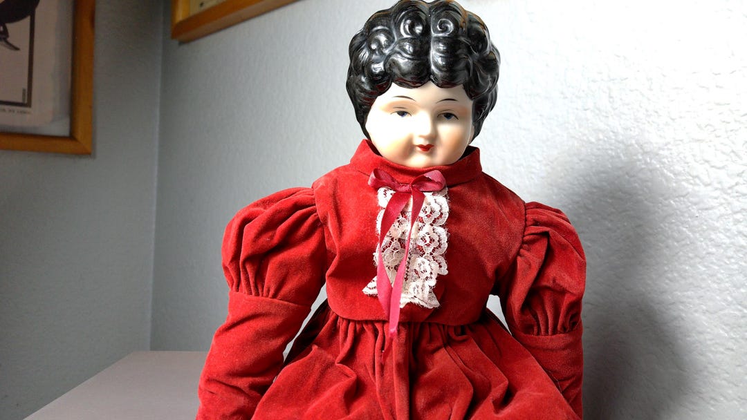 Vintage Reproduction Antique China Head Doll No. 5 – 17