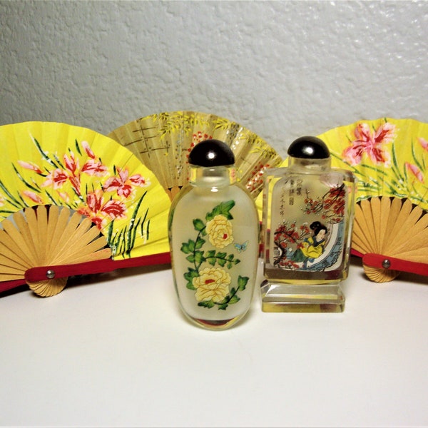 Vintage Snuff Bottle Etsy