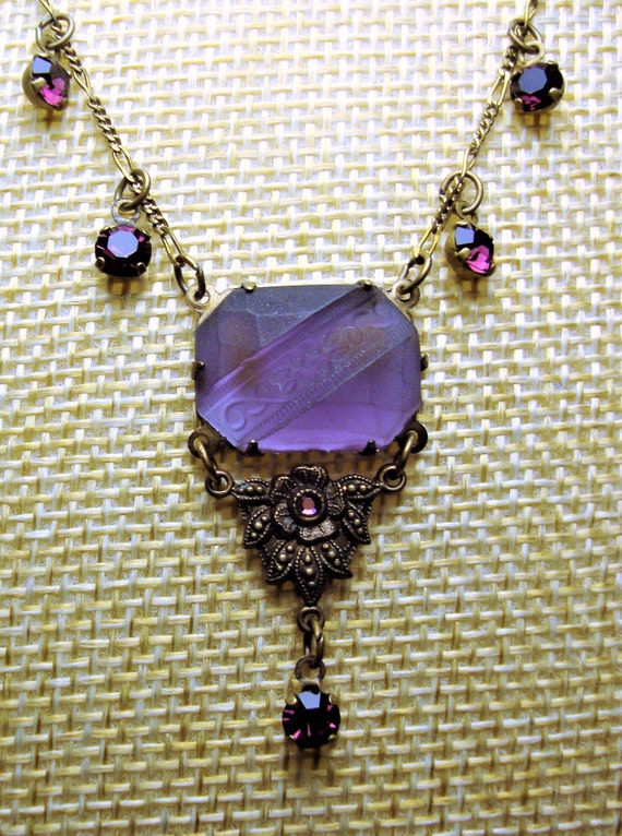 Vintage A.KOPLIK NOUVEAU PENDANT - Reproduction A… - image 3