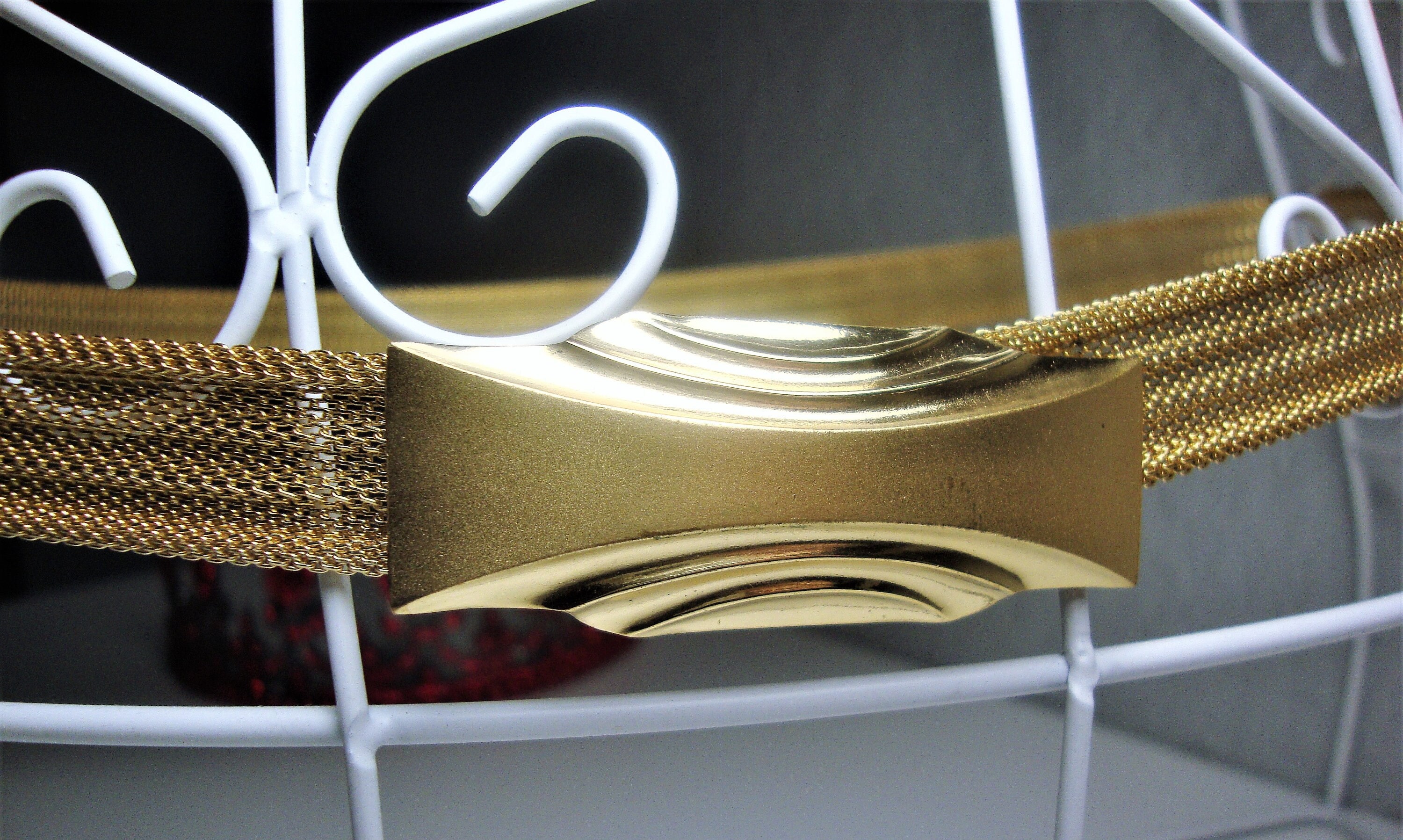 Vintage Gold Slinky Rope Metal Belt MCM Glam Retro 60s Metallic Belts 60s - Etsy main image 3
