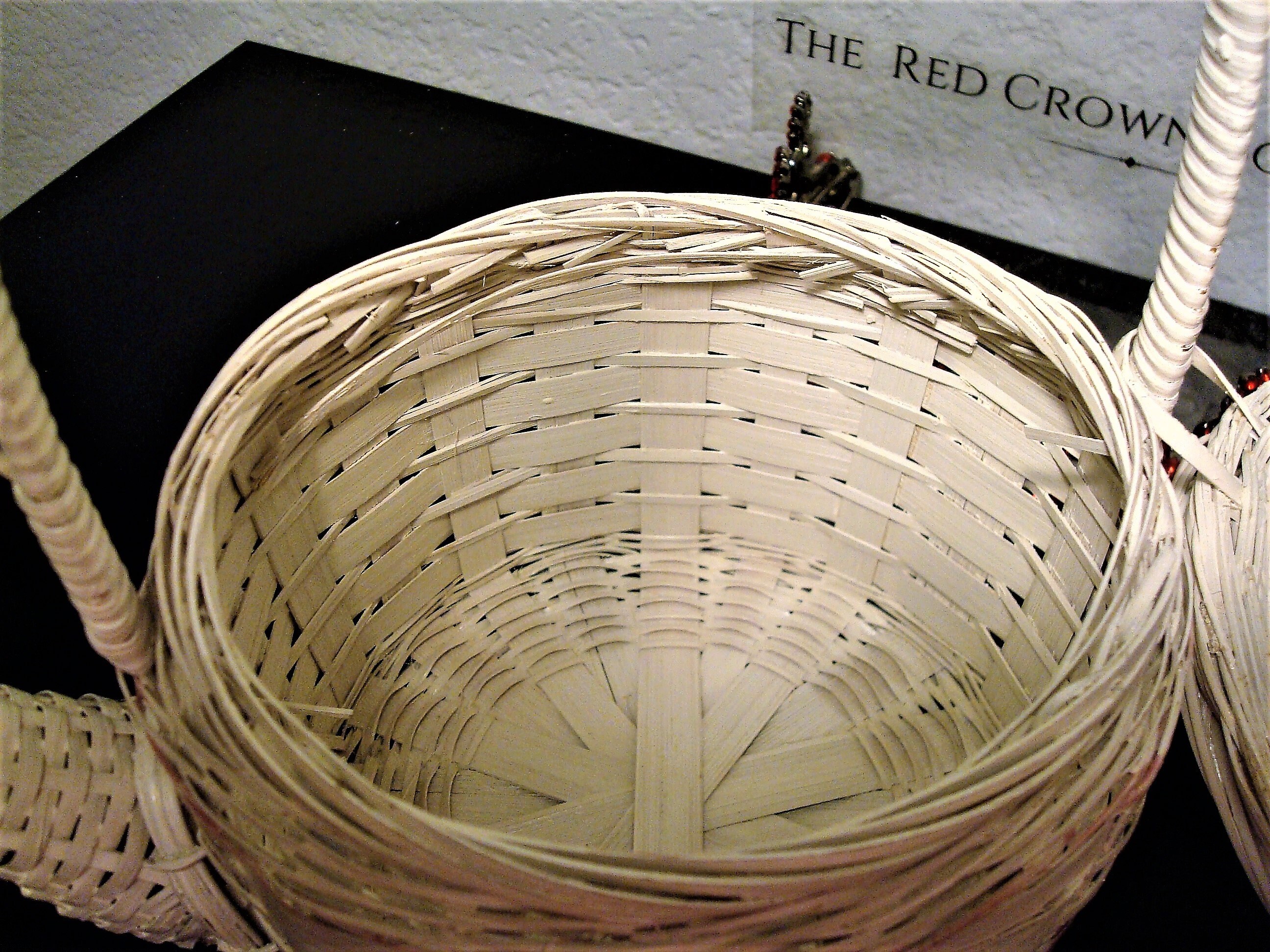 Vintage WICKER TEAPOT HANDBAG White Wicker Teapot Handbag Etsy