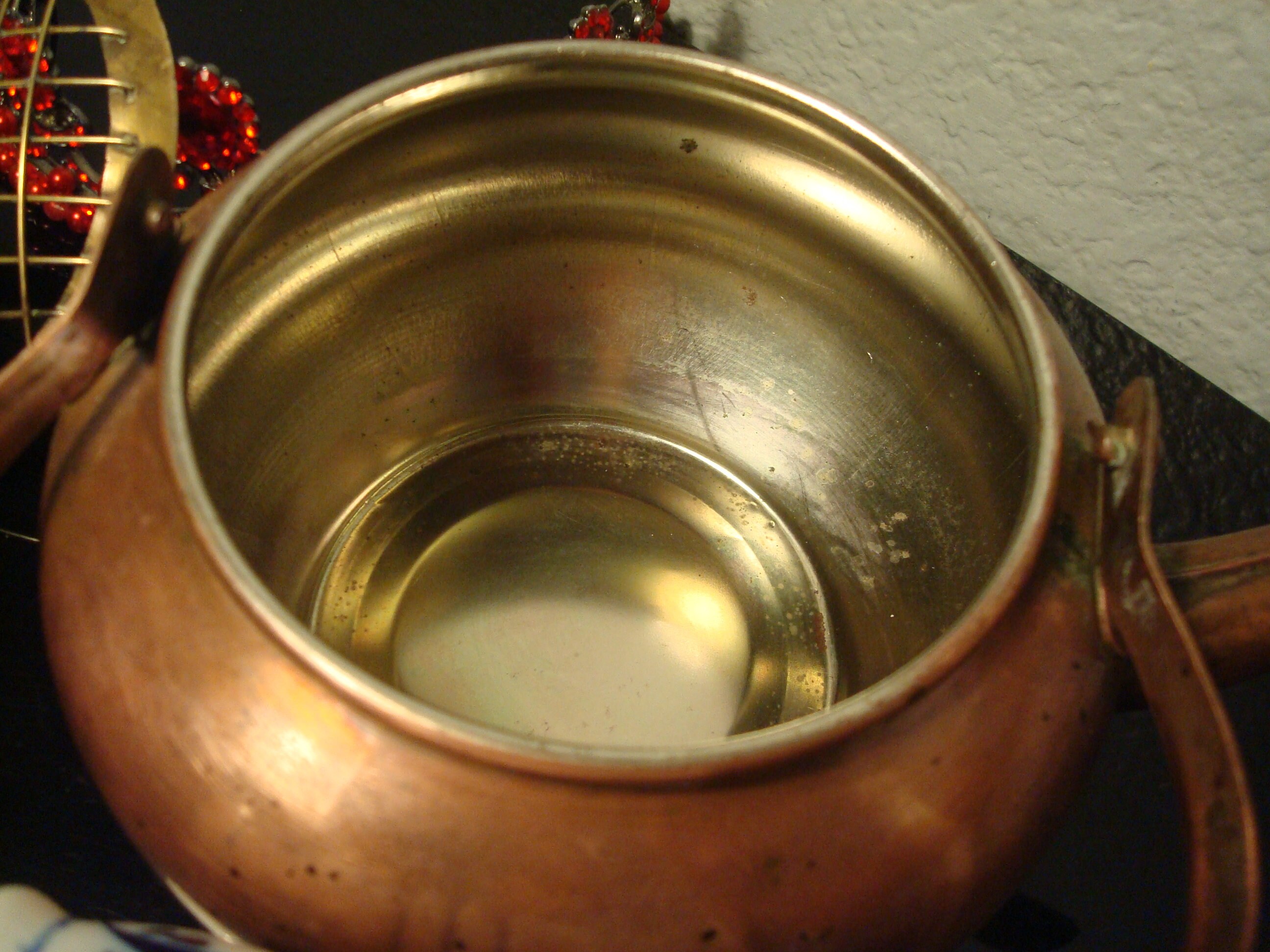 Vintage COPPER TEAPOT VASE Copper Teapot Vase With Flower Etsy