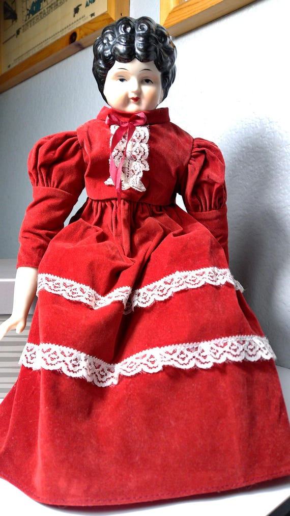 Vintage Reproduction Antique China Head Doll No. 5 – 17