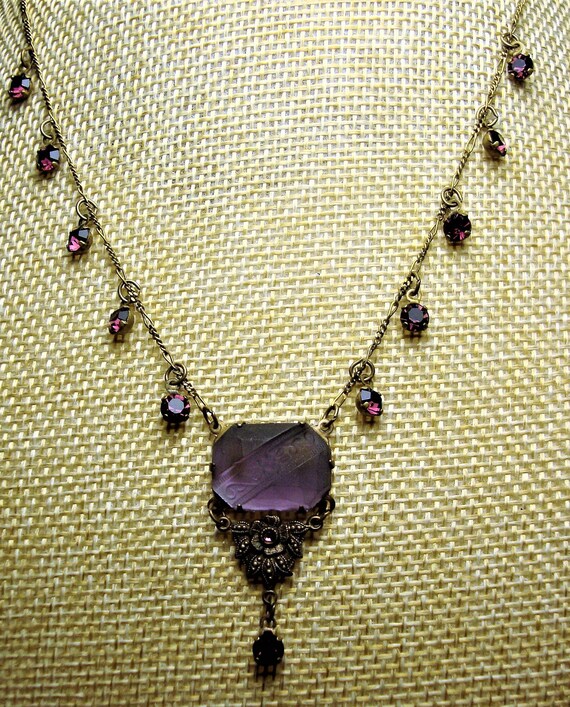 Vintage A.KOPLIK NOUVEAU PENDANT - Reproduction A… - image 4