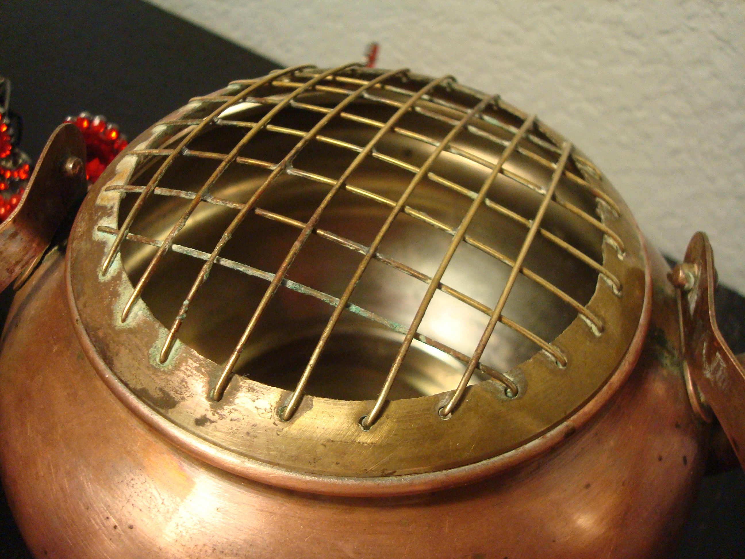 Vintage COPPER TEAPOT VASE Copper Teapot Vase With Flower Etsy