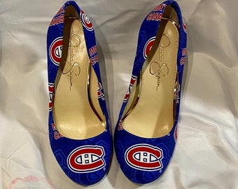 Montreal Canadiens Heels, NHL Hockey Fan Shoes