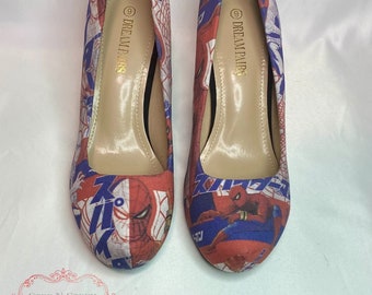 Spider-Man Heels, Marvel Comic Book Shoes