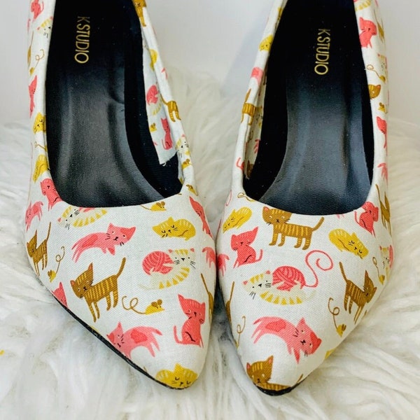 Kitten Heel Shoes Etsy