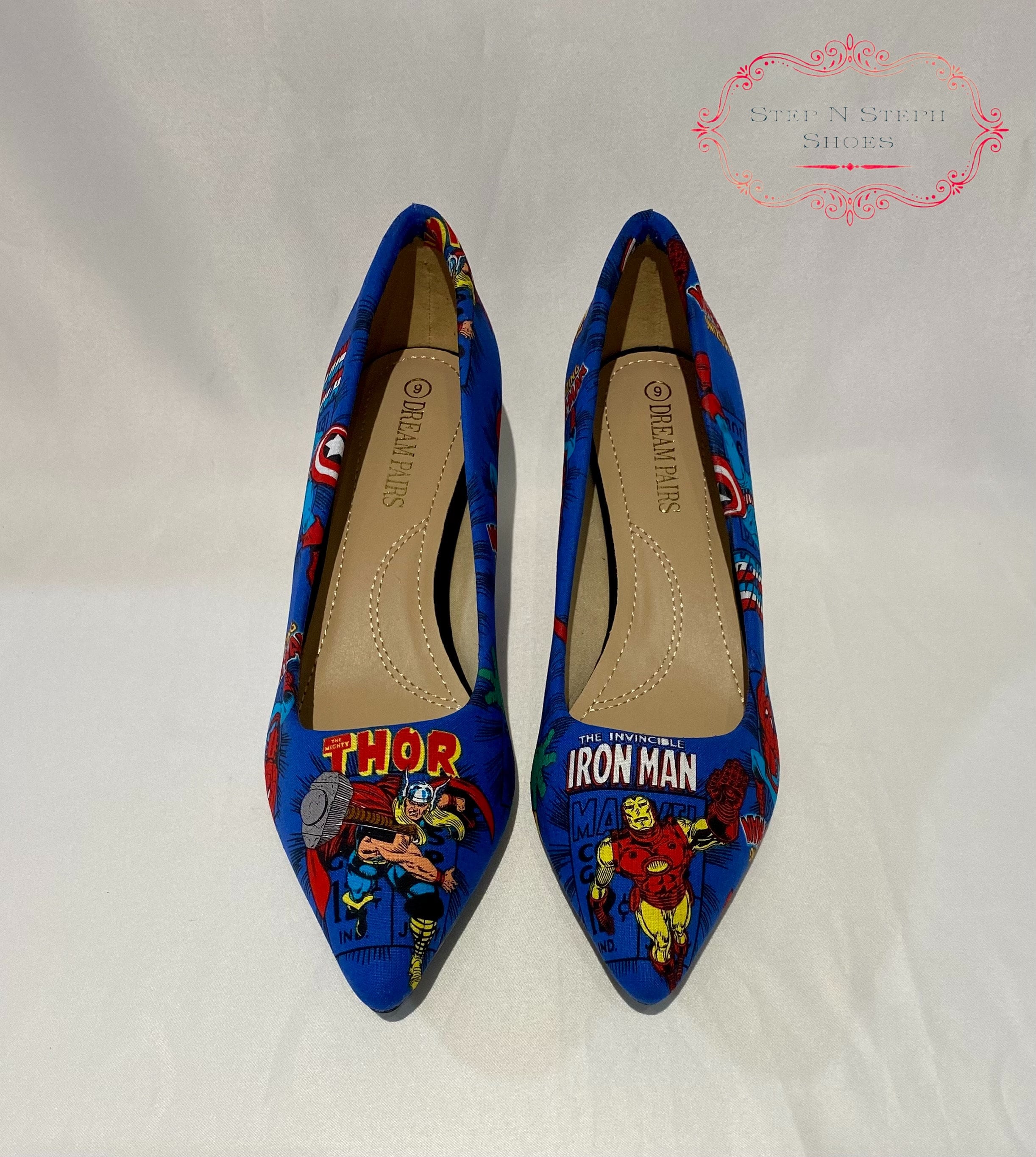 marvel wedding shoes