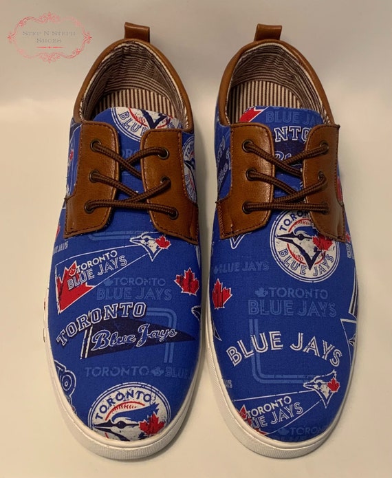 MLB Mens Sneakers Toronto Blue Jays Shoes Baseball Shoe 