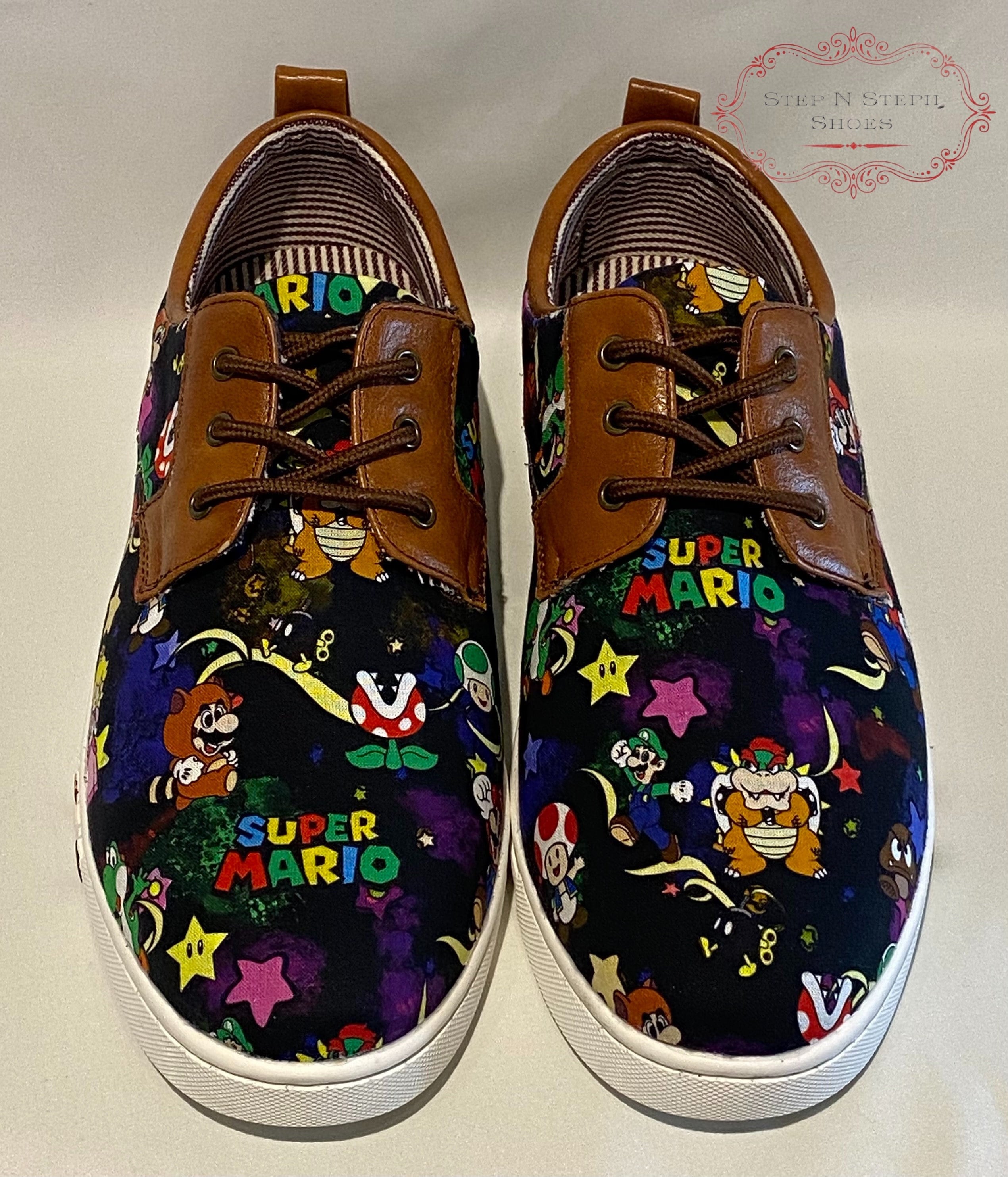 CUSTOMIZA TUS ZAPATILLAS DE MARIO BROS / PINTURAS TEXTILES Y ACRÍLICAS 